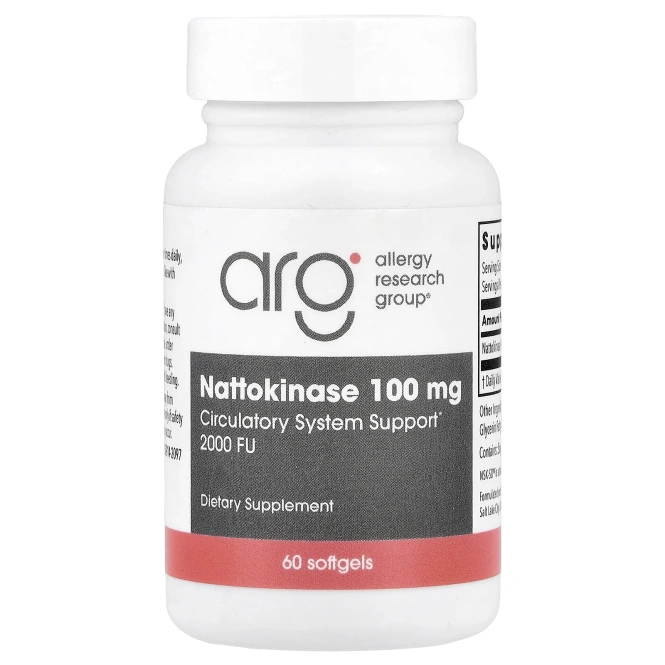 Allergy Research Group, Nattokinase, 100 mg, 60 Softgels