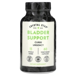 Crystal Star, Bladder Control (контроль над мочевым пузырем), 60 вегетарианских капсул