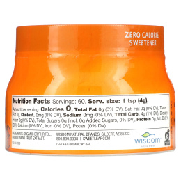 SweetLeaf Stevia, Монах, органический подсластитель, гранулированный, 240 г (8,47 унции)