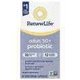 Renew Life, Ultimate Flora, пробиотик для взрослых старше 50 лет, 30 млрд живых культур, 60 вегетарианских капсул