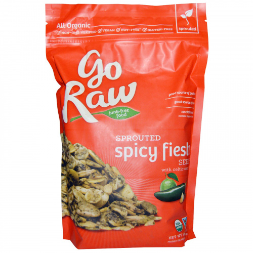 Go Raw, Органическая смесь пряных семян, 1 фунт (454 г)