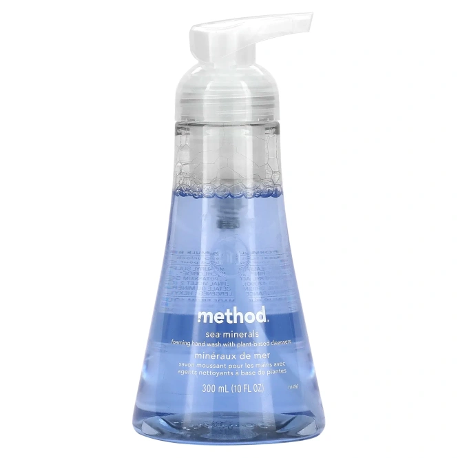 Method, Пенящееся средство для мытья рук, Морские минералы, 10 жидких унций (300 мл)
