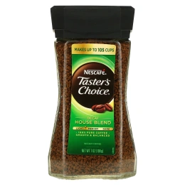 Nescafé, Taster's Choice, House Blend, растворимый кофе, без кофеина, 198 г (7 унций)