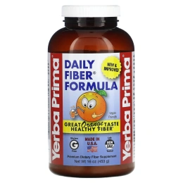 Yerba Prima, Daily Fiber Formula, Orange , 16 oz (453 g)
