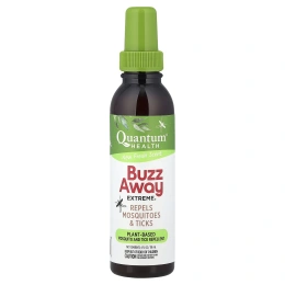 Quantum Health, Buzz Away Extreme®, средство от комаров и клещей, свежесть, 118 мл (4 жидк. унции)