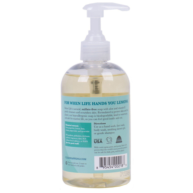 Better Life, Мыло, цитрус и мята, 12 жидких унций (354 мл)