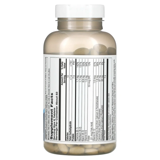 KAL, питательный дрожжи, 500 таблеток