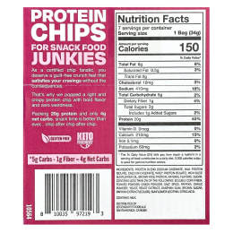 Legendary Foods, протеиновые чипсы, барбекю, 7 пачек по 34 г (1,2 унции)