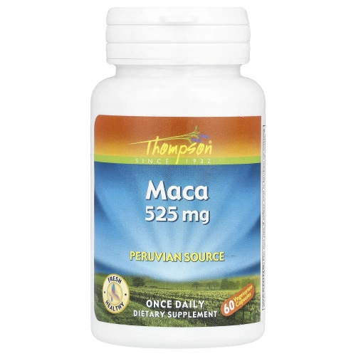 Thompson, Мака, 525 мг, 60 капсул