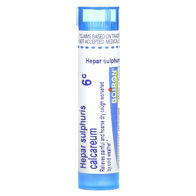 Boiron, Single Remedies, Известковая серная печень, 6C, прибл. 80 гранул