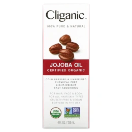 Cliganic, Органическое масло жожоба, 120 мл (4 жидк. унц.)