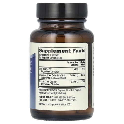 Dr. Mercola, Цинк плюс селен, 30 капсул