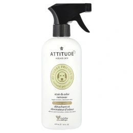 ATTITUDE, Furry Friends, Natural Pet Care ™, средство для удаления пятен и запахов, лаванда, 473 мл (16 жидк. Унций)