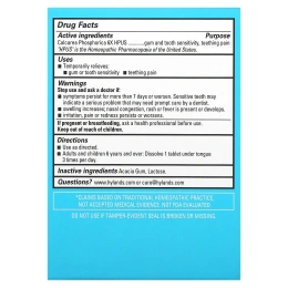 Hyland's Naturals, клеточная соль № 2, калькарея фосфорика (Calc phos) 6x, 100 отдельных быстрорастворимых таблеток