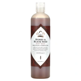 Nubian Heritage, Гель для душа, мед и черный тмин, 13 жидких унций (384 мл)