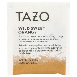 TAZO, Herbal Tea, дикий сладкий апельсин, без кофеина, 20 чайных пакетиков, 45 г (1,58 унции)
