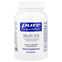 Pure Encapsulations, Multi T/D, 60 капсул