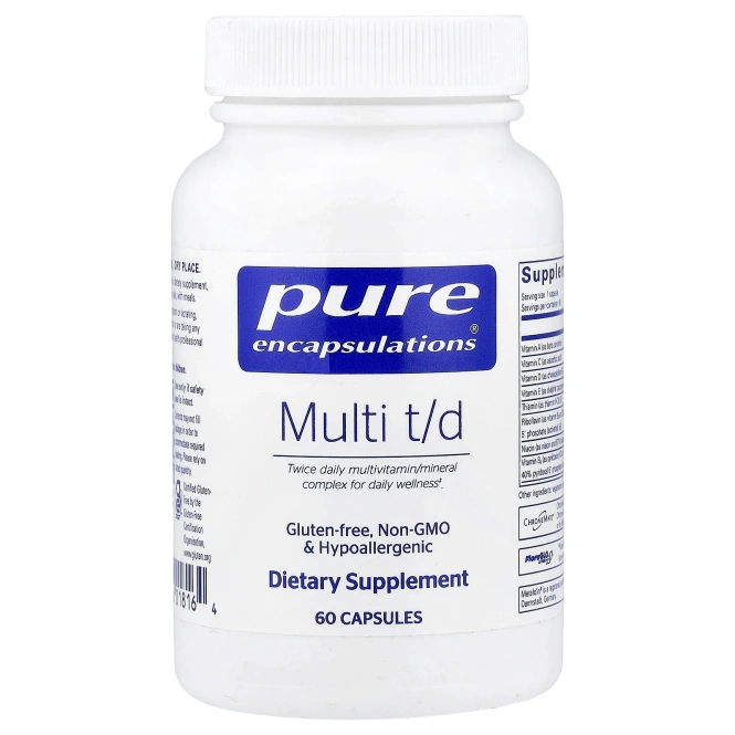 Pure Encapsulations, Multi T/D, 60 капсул