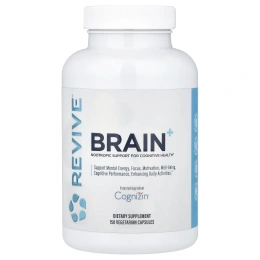 Revive, Brain+, 150 растительных капсул