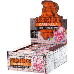Grenade, Carb Killa High Protein Bars, Birthday Cake, 12 Bars, 2.12 oz (60 g) Each