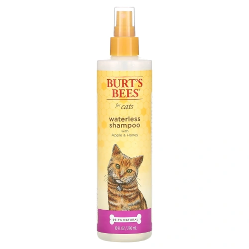 Burt's Bees, Безводный шампунь для кошек с яблоком и медом, 296 мл (10 жидк. унц.)