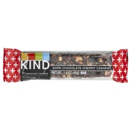 KIND Bars, Kind Plus, темный шоколад, вишня, кешью и антиоксиданты, 12 батончиков по 40 г (1,4 унции)