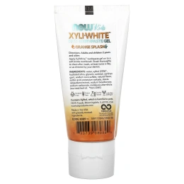 Now Foods, Xyli White, Зубная паста-гель для детей, "Апельсиновый всплеск", 3 унции (85 г)