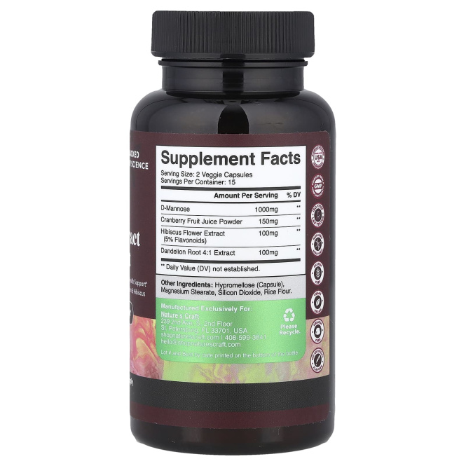 Nature's Craft, Поддержка мочевыводящих путей, 30 капсул