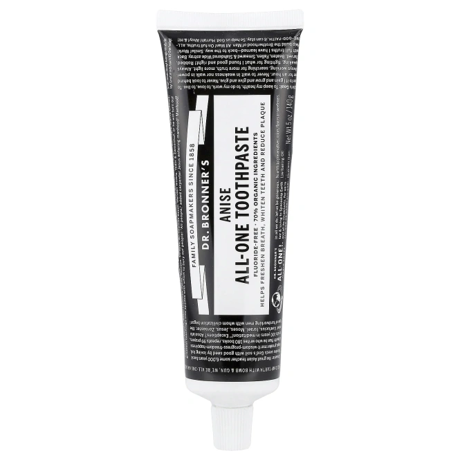 Dr. Bronner's, универсальная зубная паста без фторидов, анис, 140 г (5 унций)