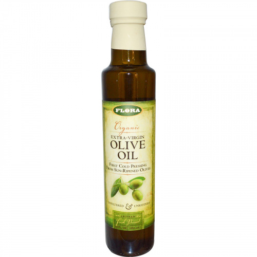 Flora, Органическое оливковое масло, 8,5 жидких унций (250 мл)