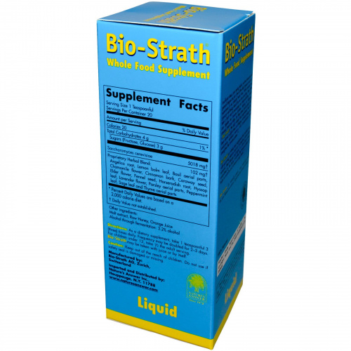 Bio-Strath, Цельнопищевая добавка, Формула от стресса и усталости, 3.4 жидкие унции (100 мл)