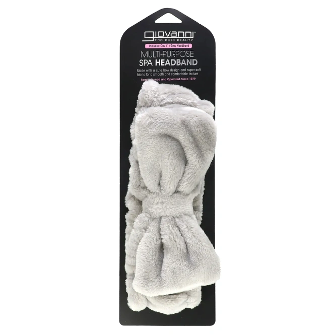Giovanni, универсальная повязка для волос для спа-салона, серый, 1 шт.