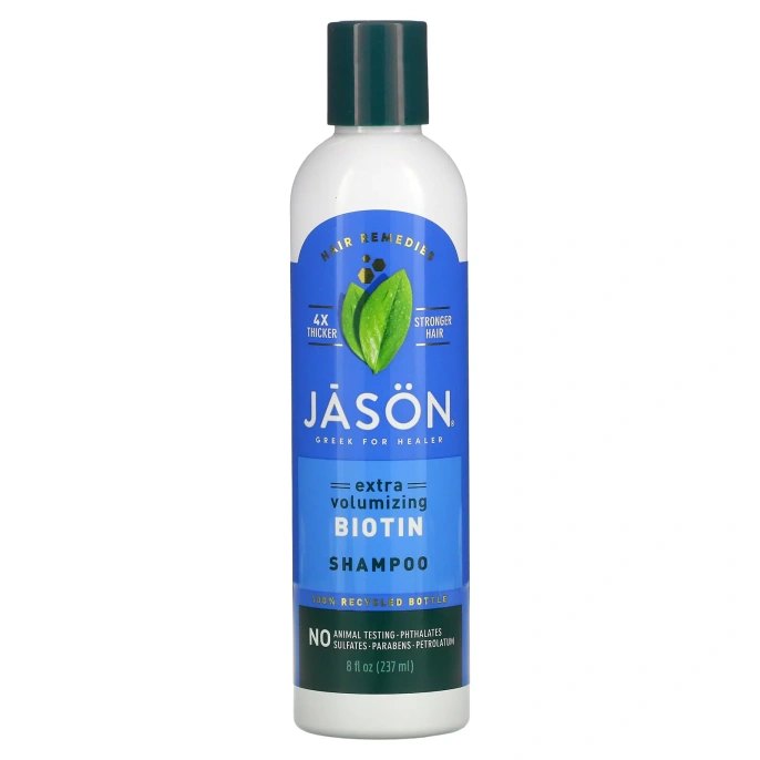 Jason Natural, Шампунь для придания объема с биотином 8 жидких унций