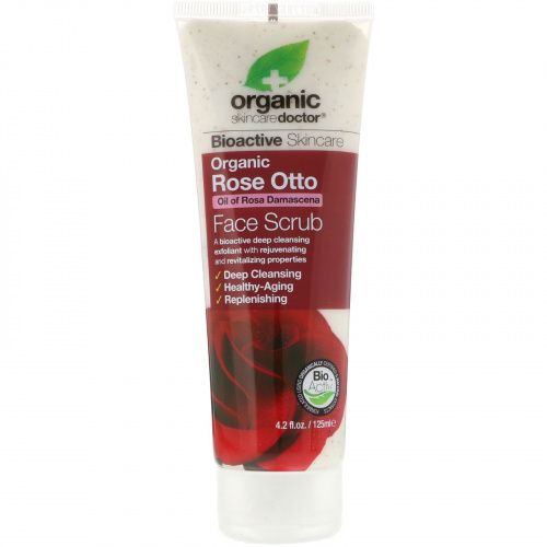 Organic Doctor, Органический скраб с болгарским розовым маслом , 4,2 ж. унц.(125 мл)