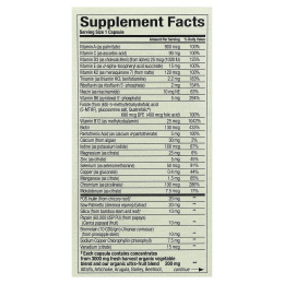 Natural Factors, Whole Earth & Sea®, мультивитамины для мужчин старше 50 лет, 60 вегетарианских капсул