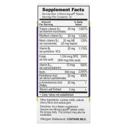 Superior Source, MicroLingual баланс B Complex 60 таблеток