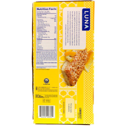 Clif Bar, Luna, Whole Nutrition Bar for Women, Lemonzest, 15 Bars, 1.69 oz (48 g) Each