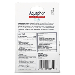 Aquaphor, Лечебная мазь для детей, без отдушек, 2 тюбика по 10 г (0,35 унции)