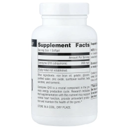 Source Naturals, коэнзим Q10, 200 мг, 90 капсул