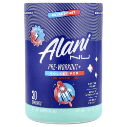Alani Nu, Pre-Workout+, рокет-поп, 392 г (13,8 унции)