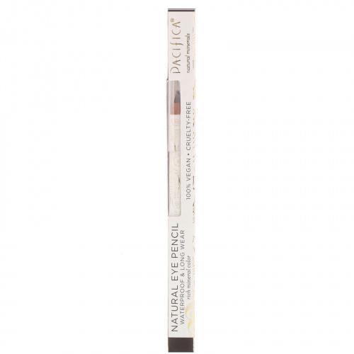 Pacifica, Natural Eye Pencil, Waterproof, Fringe (Brown)