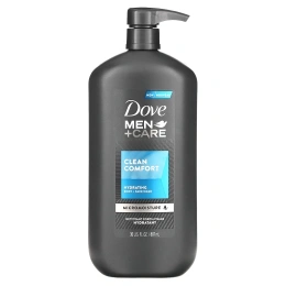 Dove, Men + Care, гель для душа и тела, комфортное очищение, 887 мл (30 жидк. унц.)