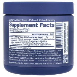 BodyHealth, Perfect Amino ™, клубника, 195,9 г (6,9 унции)