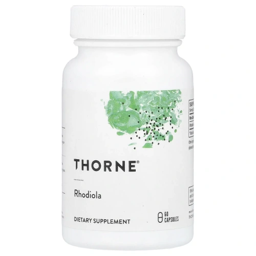 Thorne Research, Родиола, 60 вегетарианских капсул