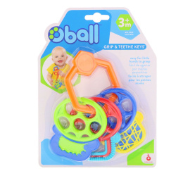 Oball, Grip & Teethe Keys, 3+ Months