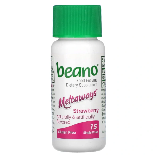 Beano, Meltaways, клубника, 15 шт. Meltaways