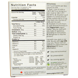 Yogourmet, сублимированная йогуртовая закваска, 1 унция (30 г)