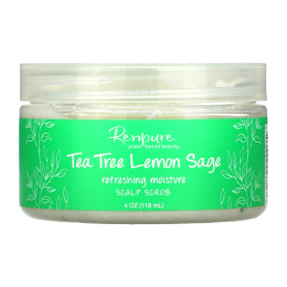 Renpure, Tea Tree & Lemon Sage, Scalp Scrub, 4 oz (118 ml)