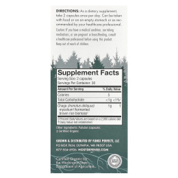 Fungi Perfecti, Чага, 60 растительных капсул