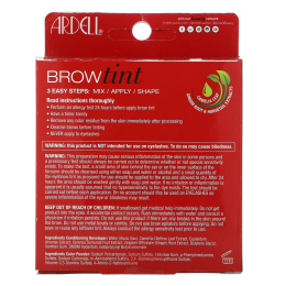 Ardell, Brow Tint, Soft Black, 5 Piece Set